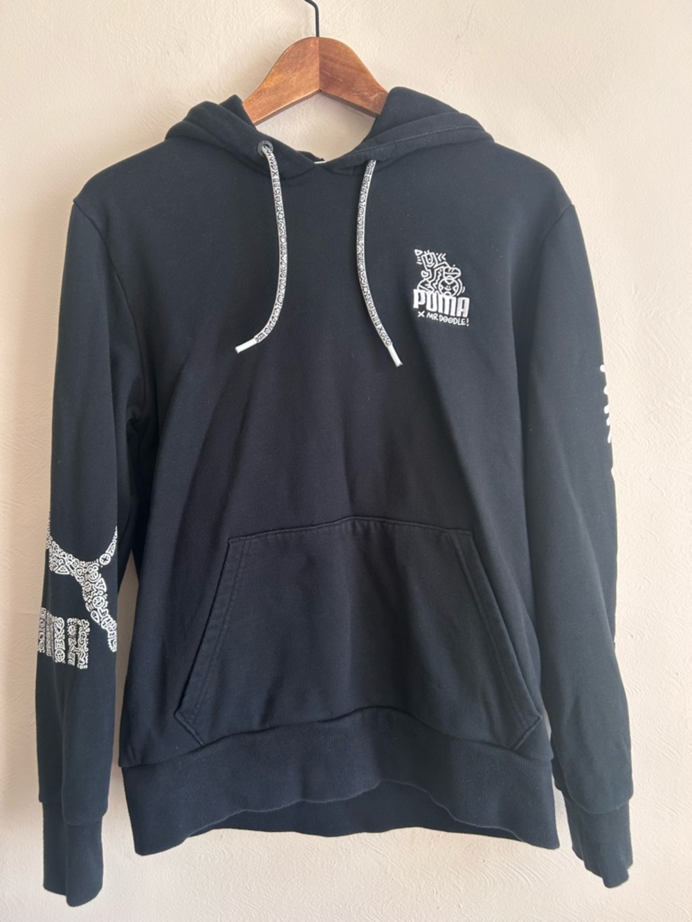 Puma x Mr Doodle Graphic Hoodie – Streetwear Collab / Statement Piece - Picture 2 of 10
